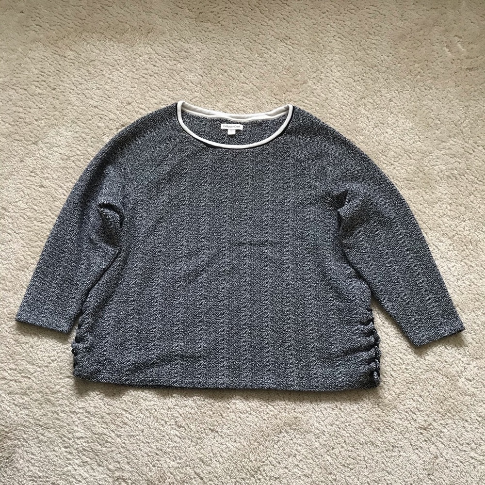 Coldwater Creek Lace Up Sweater